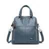 Multifunctional shoulder bag - leather backpack