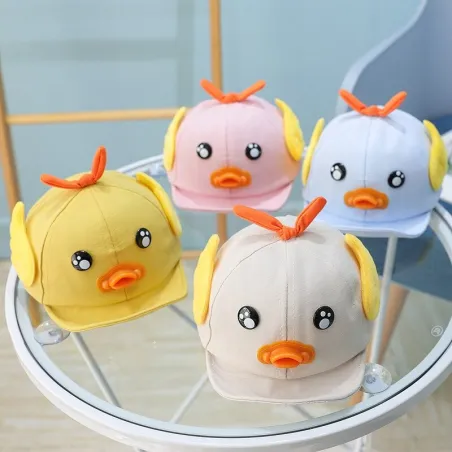 Kids baseball cap - duck with beak / eyes