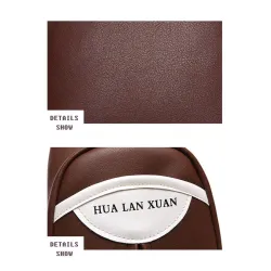Fashionable backpack - leather crossbody bagBags