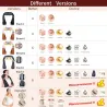 Electric massager - U-shaped pillow - infrared heating - full body massage