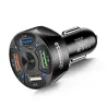 Car phone charger - quick charge 3.0 - 18W - with 2 - 3 - 4 USB ports