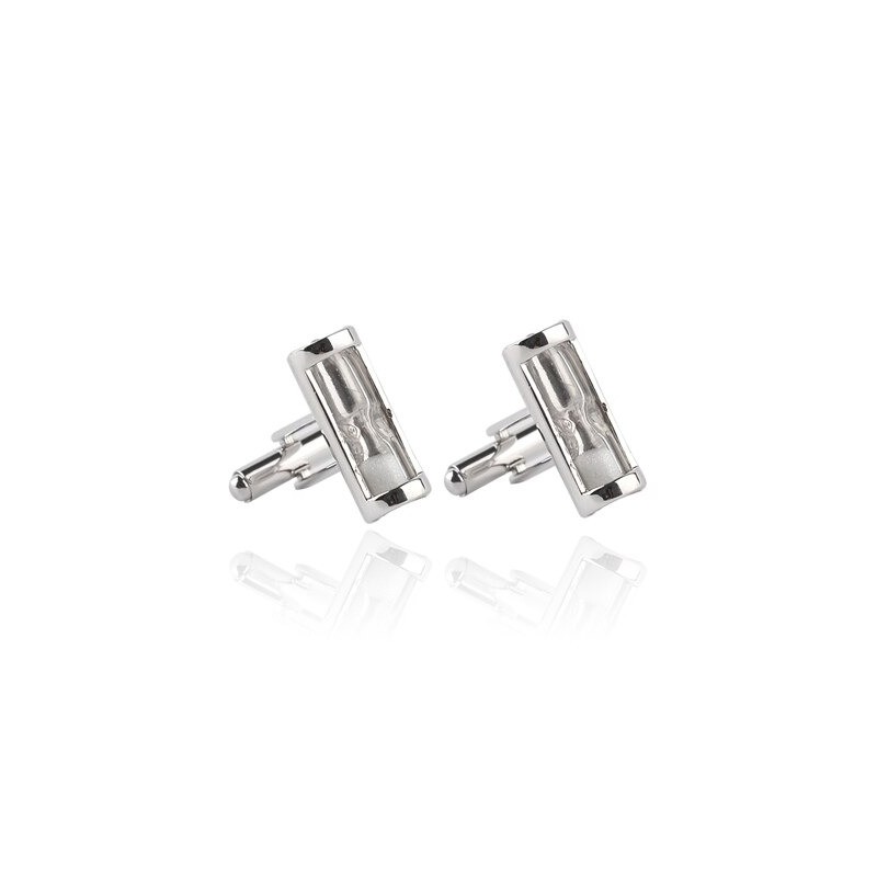Hourglass shaped cufflinks