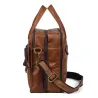 Genuine leather shoulder / crossbody bag - large capacity