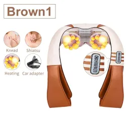 Electric massager - U-shaped pillow - infrared heating - full body massage
