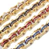 Motorcycle chain - bracelet - with crystals - unisex