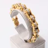 Motorcycle chain - bracelet - with crystals - unisex