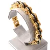 Motorcycle chain - bracelet - with crystals - unisex