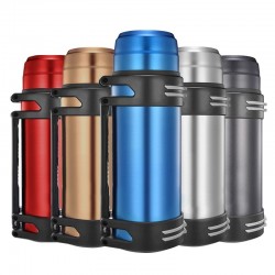 Vacuum thermos - with strap - stainless steel - large capacity - 1200L - 1600L - 2000LThermos bottles
