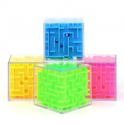 3D maze magic cube - transparent - six-sided puzzle cube - educational toy