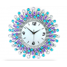Modern iron wall clock - with crystal decoration - 36cm / 50cmClocks