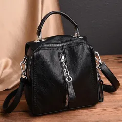 Leather backpack - shoulder bagBackpacks