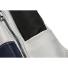 Leather backpack - shoulder bag - with openable back pocket