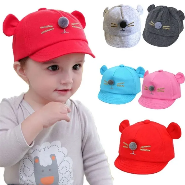 Kids cap - snapback with cat ears