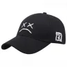 Baseball cap / snapback - adjustable strap - sad face logo