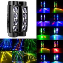 Spider beam stage light - portable - moving head - LED - RGBW - 8x 10WStage & events lighting