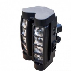 Spider beam stage light - portable - moving head - LED - RGBW - 8x 10WStage & events lighting