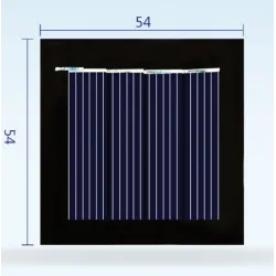 Mini solar panel - 2V 100MA - for rechargeable 1.2V battery - with DC small motorSolar panels
