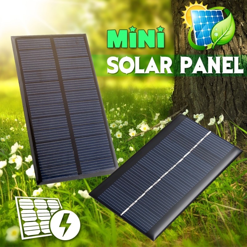 Solar panel - battery charger - 0.3W / 0.8W / 1W / 1.2W / 1.5W / 2W / 4W / 5W