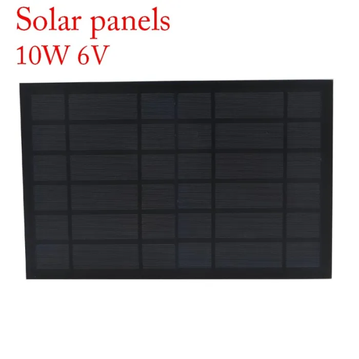 Solar panel - phone / batteries charger - 10W - 6V