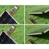 Glass solar panel - waterproof - 1 / 2 pieces
