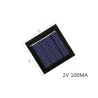 Mini solar panel - 2V 100MA - for rechargeable 1.2V battery - with DC small motorSolar panels