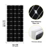 Glass solar panel - waterproof - 1 / 2 pieces