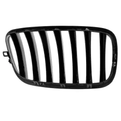 Front kidney grill - dual slat - gloss black - for BMW cars / 5 Series - 2 piecesGrilles