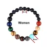 Bracelet with solar system - 8 planets - natural stone - unisexBracelets