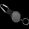 Keychain with retractable wire rope - anti-theft - 80cm