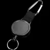Keychain with retractable wire rope - anti-theft - 80cm