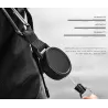 Keychain with retractable wire rope - anti-theft - 80cm