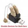 Hearing aid - ear sound amplifier - with double charging port - USBHearing aid