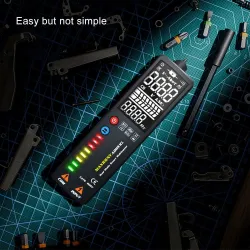 S1 - smart digital multimeter - EBTN LCD display - hidden wire - Voltage detector / Ohm / Hz / NCV - testerMultimeters