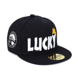 Embroidered hip hop cap - snapback - with letters - adjustable - unisex