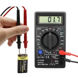 DT-830B - LCD digital multimeter - 1999 counts - AC / DC / Ohm / voltage tester - 750 - 1000V