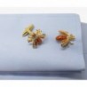 Golden wasps - crystal cufflinksCufflinks