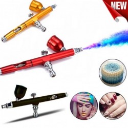 Dual-action airbrush - paint spray gun - kit for nail art / tattoo / cakes decoration - 0.3mmEquipment