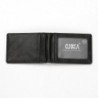 Slim leather wallet - unisex - for business / credit cards / money holder - RFID protected