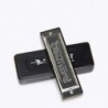 Stainless steel harmonica - 10 holes - with case - Swan Senior Bruce BluesHarmonica