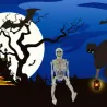 Full life size human skeleton - movable - Halloween decoration - 40cm