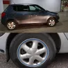 Car wheel reflective strips - stickers - 16 pieces