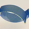 Car wheel reflective strips - stickers - 16 pieces