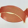 Car wheel reflective strips - stickers - 16 pieces