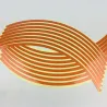 Car wheel reflective strips - stickers - 16 pieces