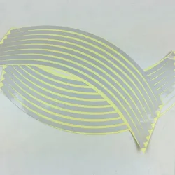 Car wheel reflective strips - stickers - 16 pieces