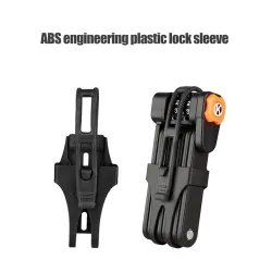 Bicycle anti theft lock - foldable - 4 digit password