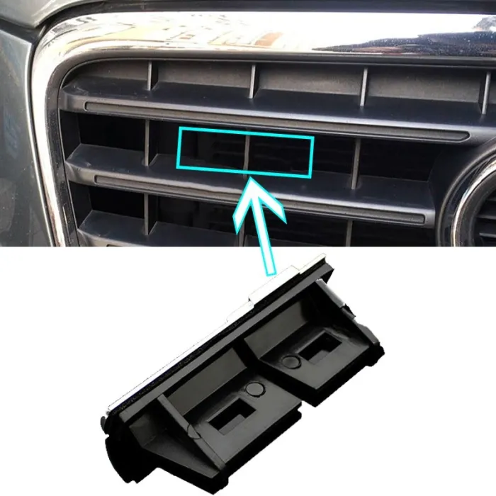Car front grille decoration - chrome - for Audi S-LineGrilles