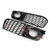 Grille intake cover - with fog light hole - honeycomb mesh - for Audi A4 B8 RS4Grilles