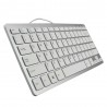 Computer keyboard - USB - ergonomic design - for Apple / Windows / PC / MacKeyboards