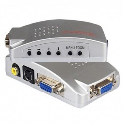 PC signal converter box - adapter - VGA to TV AV RCA - NTSC PALHDMI switchers